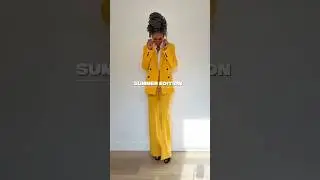Yellow suit #summersuits #summerfashion #midlifeinfluencer