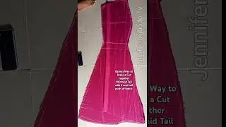 Easiest Way to make a Cut together Mermaid tail