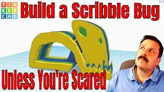 An Instant Print in Place Scribble Bug  | Master Tinkercad in Minutes