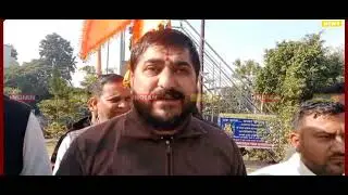 Sangarsh Samiti Ka pradarshan Panaman chowk meh