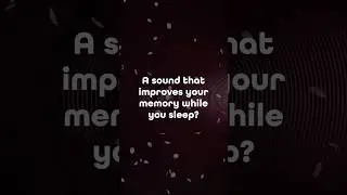 Improve Your Memory While You Sleep? 🧠 #sleephack #memory