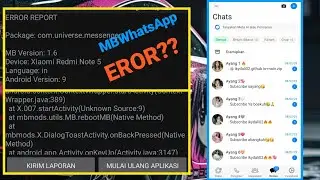 MBWhatsApp IOSmu EROR?? Gampang!! Ini Cara Jitu Anti Eror Lagi...