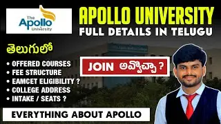 Apollo University Engineering Courses, Fees, EAMCET Details & Admission Guide 2025