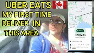 UBER EATS FIRST TIME DELIVERY IN THE AREA TORONTO CANADA