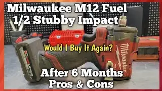 Milwaukee M12 Fuel 1/2 Stubby Impact Wrench 2563-20. Review After 6 Months. Pros & Cons.