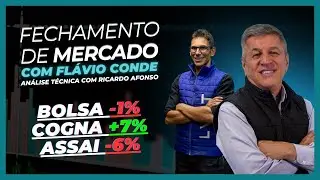 07/01 - Bolsa -1%, COGNA +7% e ASSAI -6%
