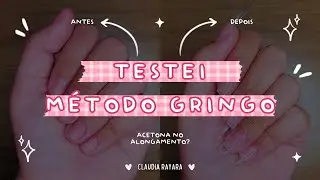 Testando um m&eacute;todo GRINGO de alongar as unhas | SOFT GEL 💖✨