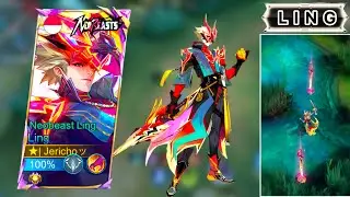 ( NEOBEASTS SKIN ) LING MLBB / GAMEPLAY❤️#ling #mlbb #mobilelegends #videogames 