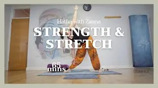 1-Hour Hatha Yoga | Beginner-Friendly Strength & Stretch with Zanna