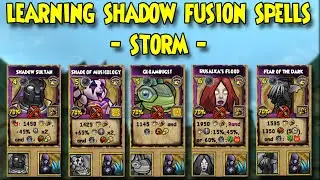Wizard101: ИЗУЧЕНИЕ ЗАКЛИНАНИЙ СЛИЯНИЯ ТЕНЕЙ - STORM