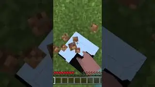 Minecraft, but if I touch grass the video ends #minecraft #videoends #grass #viral