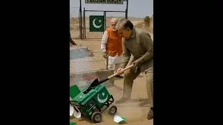 Funny Pakistan Border Generator Scene 😂 | India vs Pakistan Comedy #shortsfeed #funny #funnymemes