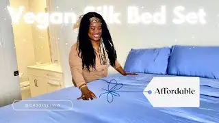 Affordable Vegan Silk Bed Set | I LOVE IT!!
