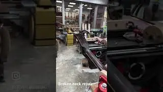 Broken guitar neck repair
