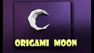 EASY ORIGAMI MOON CRAFT / O R CRAFTS