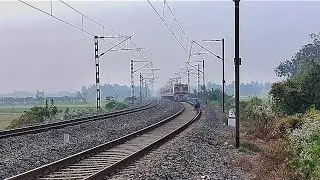 Dangerous One Man Use Earphone In Railline Careless | Safety Tips With real-Life Example