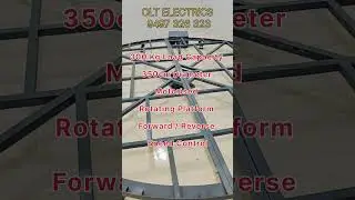 Motorised Rotating Platform, #machine #manufacturing