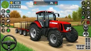 Modern Tractor Farming Driving Simulator 3D - New Tractor Games - Android   Gameplay 