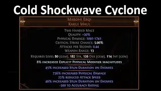 [3.21] Cold Cyclone Shockwave w/ Frozen Legion - Best Max Hit Weapon Showcase