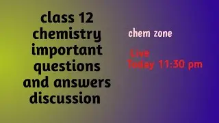 important questions answer class12 chemistry ncert