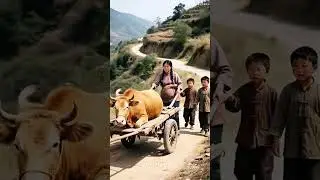 Helping Sick Cow With Grandpa🐄 #rescue #animals