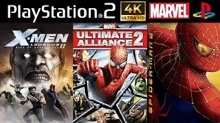 All Marvel Superheroes Games on PS2 (4K)