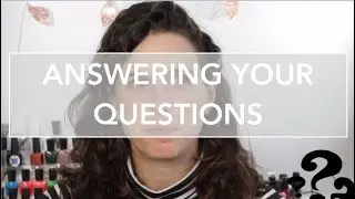 Q&A // Your Questions // Favorite Top Coat, Overconsumption in the nail polish community