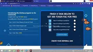 Аирдроп. Airdrop Монетки $FCG 300 шт! Крипта Зароботок на Аирдопах.
