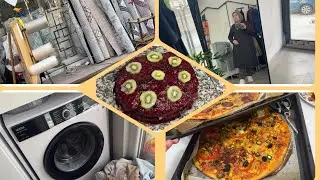 BALKON HALIMI ALDIM❌NOHUT YEMEĞİM❌ASAFIN TATİL ŞAPKASI🏖️ÇAMAŞIR GÜNÜ🤨PİZZALARIM ENFES🥳KÖY VLOG ELMAS