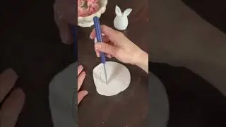 🐰✨ Bunny DIY Clay Pottery for Easter by @asplundsvillan 🐰✨