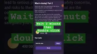 #15 August Code,Part2(What is doxing) #tapswap daily video code#Tapswap daily mission #tapswap
