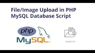 Upload File In Database Using PHP | Upload a File to MySQL Database using PHP |  Wamp/Xamp Server
