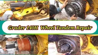 Caterpillar 140H Wheel Tandem Repairing Process