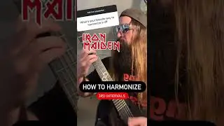 How to harmonize on guitar 🎸 | Iron Maiden