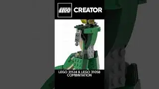 LEGO 31124 ALTERNATE BUILD with LEGO 31058 dinosaur