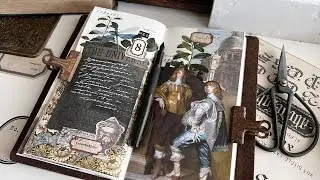 Decorating Vintage Journal//60[ASMR]//No Talking