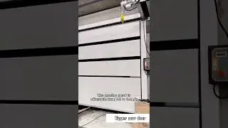 ⚡ Vertical Stacking Door &ndash; Strong. Fast. Space-Saving. #VerticalStackingDoor  #highspeeddoor