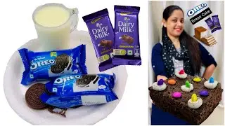 Chocolate Oreo Cake | 5 mins Bread Cake with Oreo | Selines Recipes |