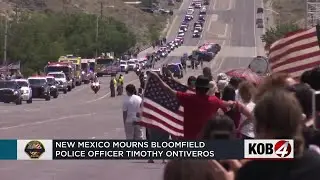 Community gathers to honor fallen Bloomfield officer Timothy Ontiveros