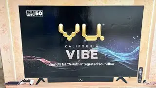 Unboxing of VU Vibe QLED 50 inch