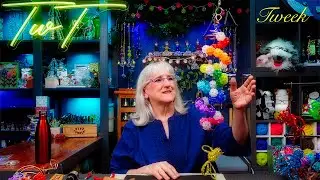How to make a SPIRAL CLUSTER BALL SUN CATCHER Twinkling and Colorful
