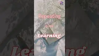Repeating  is not learning / Wisdom in 20 seconds #wisdom #quotes #trending #shorts