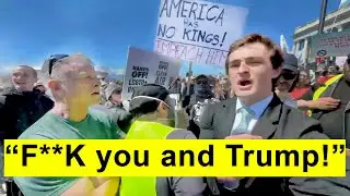 Confronting Aggressive Anti-Elon Protesters