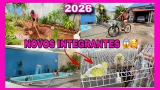 COMEÇAMOS O ANO COM NOVOS INTEGRANTES | PASSEI A VIRADA EM POPULINA| PISCINA| PATO 