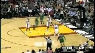 Ray Allen 35pts vs Heat (2010-2011) 7 Three's