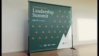 DBackdrop Custom High-Quality Step and Repeat Trade Show Banner