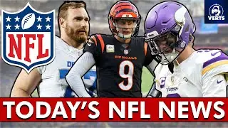 🚨Today&rsquo;s NFL News: Injury Updates On Joe Burrow & CJ Stroud + NFC & AFC Playoff Picture Updates