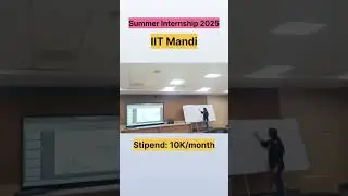 IIT Mandi Summer Internship Opportunities 2025 with Stipend | Biodotcom | #internship #iitmandi