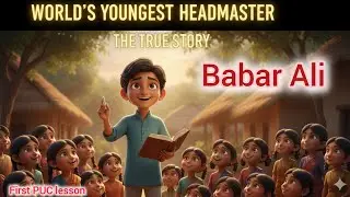 The World&rsquo;s Youngest Headmaster &ndash; A True Inspirational Story | Babar Ali #englishstories 