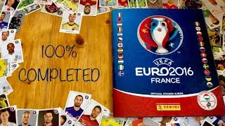Panini UEFA EURO 2016 France - 100% Completed/Full Sticker Album